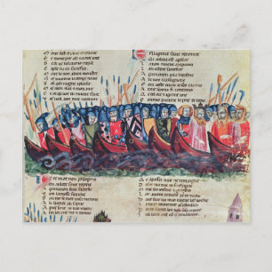Soldaten op hun schip briefkaart