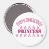 Soldaten prinses magneet (Voorkant / Achterkant)