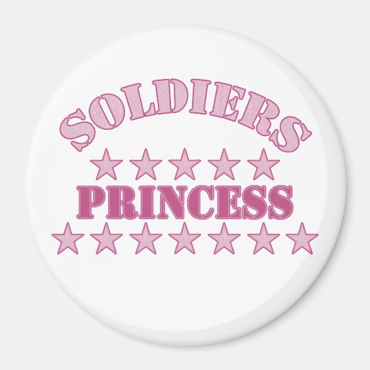 Soldaten prinses magneet (Voorkant)