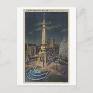 Soldaten & Sailors Monument, Indianapolis Briefkaart