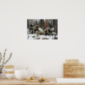 Soldaten scannen op bedreigingen poster (Keuken)