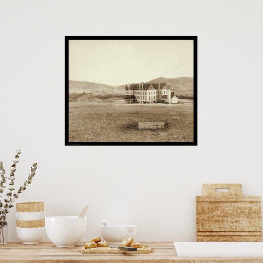 Soldaten thuis in Hot Springs SD 1891 Poster (Keuken)