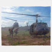 SOLDATEN VAN DE 101ste in VIETNAM Fleece Deken (Voorkant (Horizontaal))