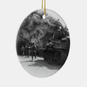 Soldaten van de 55e gepantserde infanterie Tweede  Keramisch Ornament (Rechts)