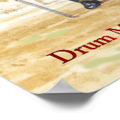 Soldaten van de koningin, drummajoor, koninklijke poster (Hoek)