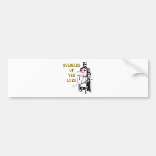 SOLDATEN VAN DE LORD BUMPERSTICKER (Voorkant)