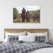 soldaten van de militaire unie canvas afdruk (Insitu (Slaapkamer))