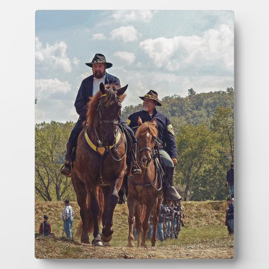 soldaten van de militaire unie fotoplaat (Voorkant)