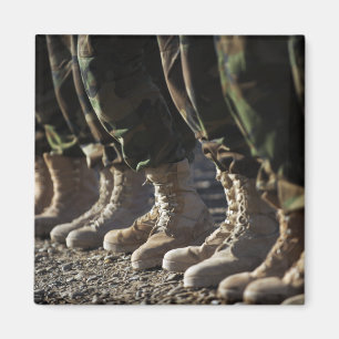 Soldaten van het Afghaanse nationale leger voor lu Magneet