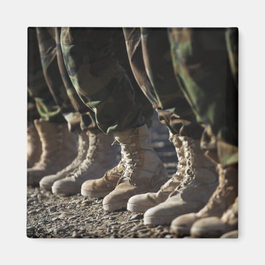 Soldaten van het Afghaanse nationale leger voor lu Magneet (Voorkant)