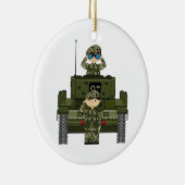 Soldaten van het Britse leger en Tank Ornament (Rechts)