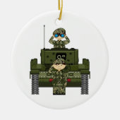 Soldaten van het Britse leger en Tank Ornament (Voorkant)