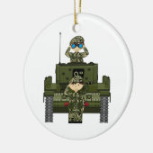 Soldaten van het Britse leger en Tank Ornament (Links)