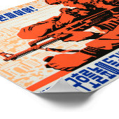 Soldaten van het Koreaanse volksleger! Strijd tege Poster (Hoek)