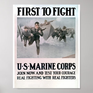 Soldaten van het Zee Poster