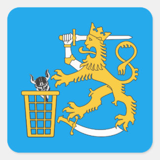 Soldaten van odinit ja suomileijona, tarra vierkante sticker