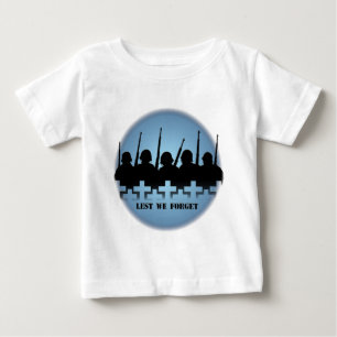 Soldaten vieren Baby T-shirts oorlogsgedenkwaardig