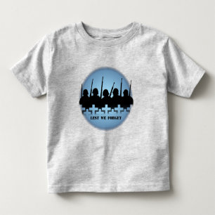 Soldaten vieren het T-shirts van Toddler T-shirt v