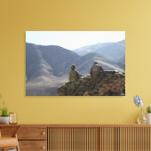 soldaten voeren communicatieapparatuur uit canvas afdruk (Insitu (Woonkamer))