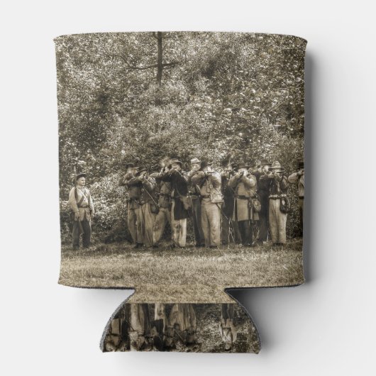 Soldaten voor de burgeroorlog blikjeskoeler (Achterkant)