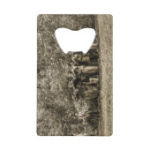 Soldaten voor de burgeroorlog creditkaart flessenopener (Voorkant)