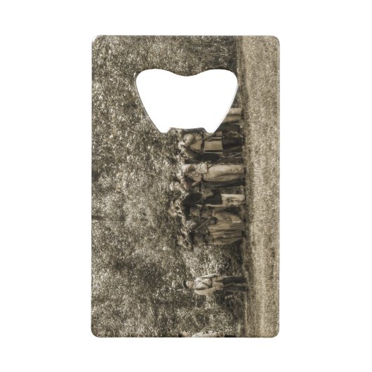 Soldaten voor de burgeroorlog creditkaart flessenopener (Achterkant)