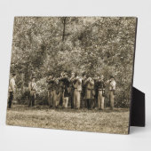 Soldaten voor de burgeroorlog fotoplaat (Zijkant)