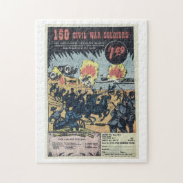 Soldaten voor de burgeroorlog -  leger legpuzzel