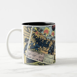 Soldaten voor de burgeroorlog -  leger tweekleurige koffiemok