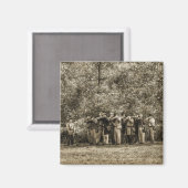 Soldaten voor de burgeroorlog magneet (Voorkant / Achterkant)