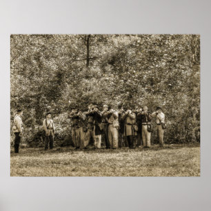 Soldaten voor de burgeroorlog poster