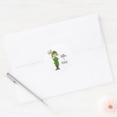 Soldaten zijn engelen ronde sticker (Envelop)