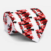 Soldaten zijn nooit vrij van vrijheid stropdas (Opgerold)