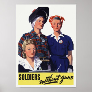 Soldaten zonder Pistool - Vrouwelijke oorlogsarbei Poster