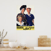 Soldaten zonder poster van pistolen (Keuken)