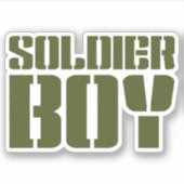 SOLDATENJONGEN STICKER (Voorkant)