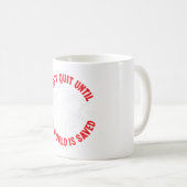 Soldatenkostuum tot de wereld het leger redde koffiemok (Voorkant rechts)