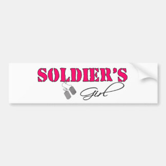SoldatenMeisje Bumpersticker