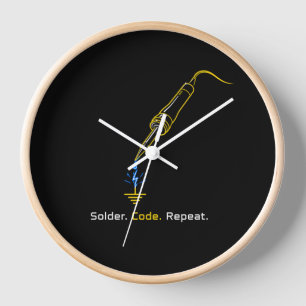 Soldeer Code Herhaal Embedded Engineering Wandklok