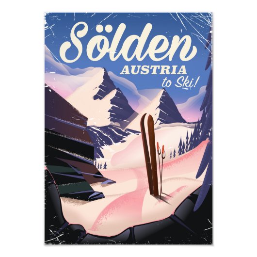 Sölden Austria  poster (Voorkant)