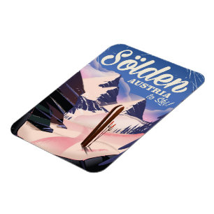Sölden Austria  poster Magneet