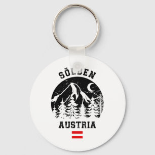 Sölden Oostenrijk Alpen Skigebied Alpineskiën Oost Sleutelhanger