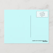 Solden Oostenrijk blue ski logo groetjes briefkaar Briefkaart (Achterkant)