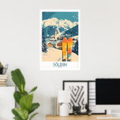 Sölden Ski Poster Oostenrijk 1 (Thuiskantoor)