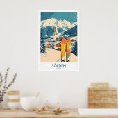 Sölden Ski Poster Oostenrijk 1 (Keuken)