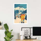 Sölden Ski Print Oostenrijk 1 (Thuiskantoor)
