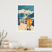 Sölden Ski Print Oostenrijk 1 (Keuken)