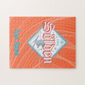 Solden Tirol Retro Skier  Ski Holiday Legpuzzel (Horizontaal)