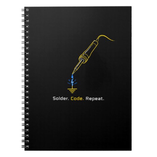 Solder Code Repeat Embedded Engineering Notitieboe Notitieboek (Voorkant)