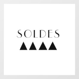 Soldes - Autocollant vitrine - Sticker vitrine 
